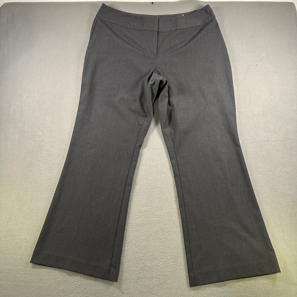 Covington Essentials Gray Bootcut Dress Pants Womens 14S Stretch Work Trousers